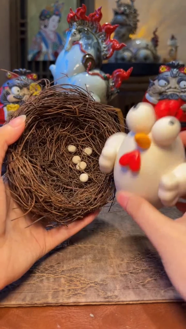 瓷片设计师手工手作款