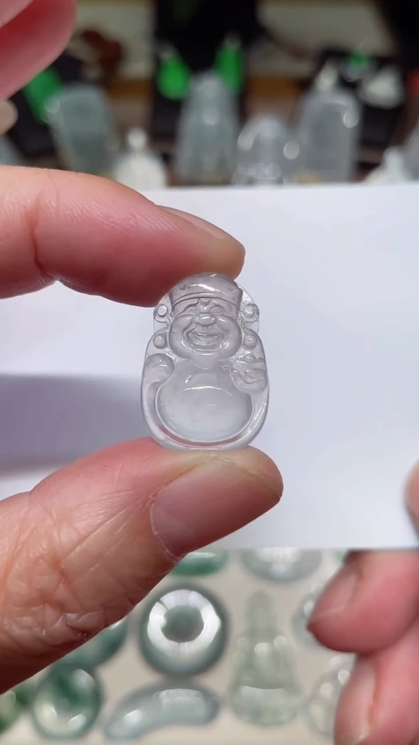 颈饰未镶嵌翡翠财神爷21.8/15.1/5