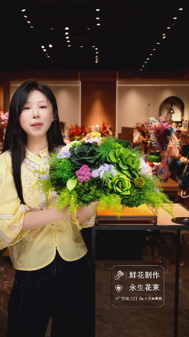 琉璃手工艺品手工花器花束空运包邮送货上门-以图片为准