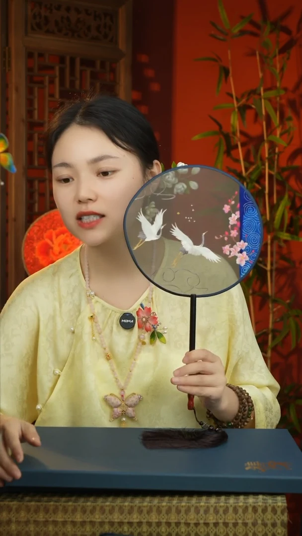 刺绣非遗苏绣纯手工团扇（不带扇盒）