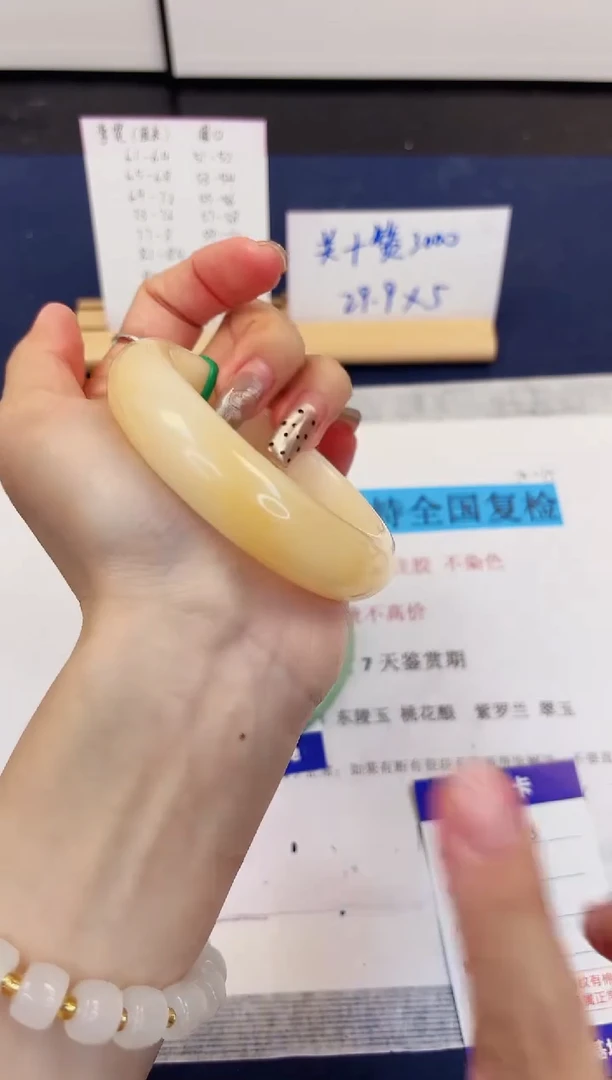 【闪购商品】石英质玉手镯未镶嵌73-财气镯-圈口57