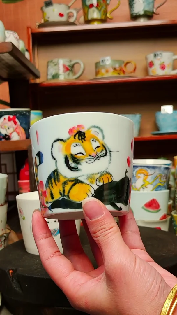 摆件陶景德镇高温手作陶瓷有瑕