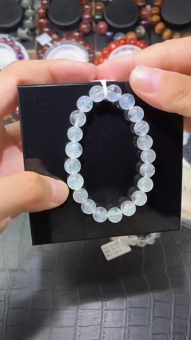 未镶嵌手链水晶蓝针水晶单圈手链A9