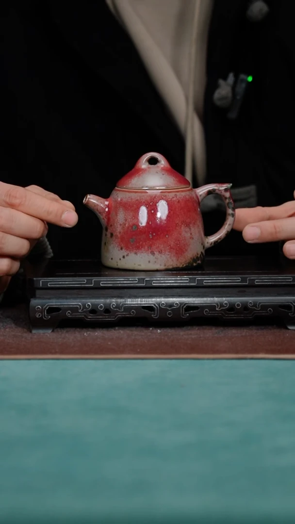 【闪购商品】58-1秦权壶（炉钧釉 王建勋）