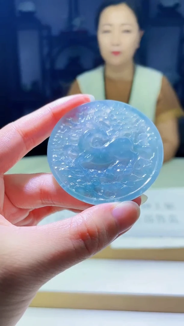 定制翡翠未镶嵌毛货08040178多样性发其一