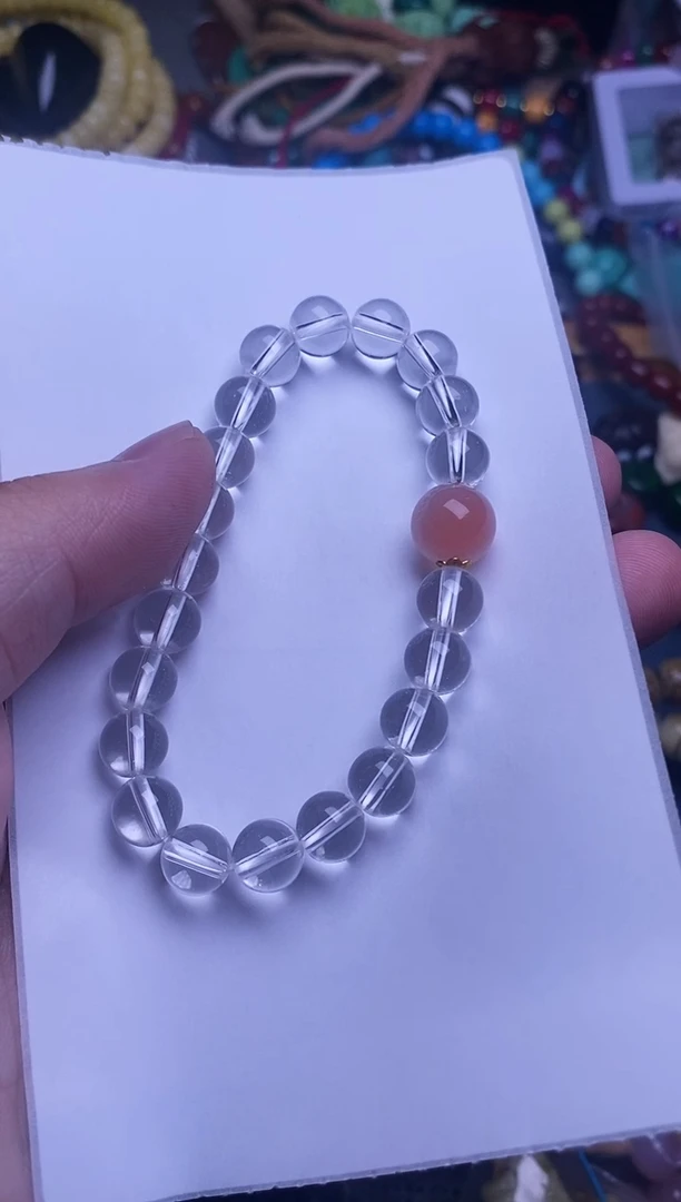 【闪购商品】玛瑙/玉髓手链未镶嵌设计款单圈