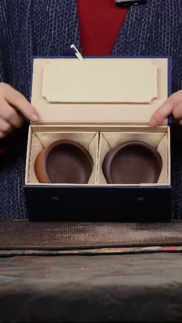 刻绘事事如意对杯