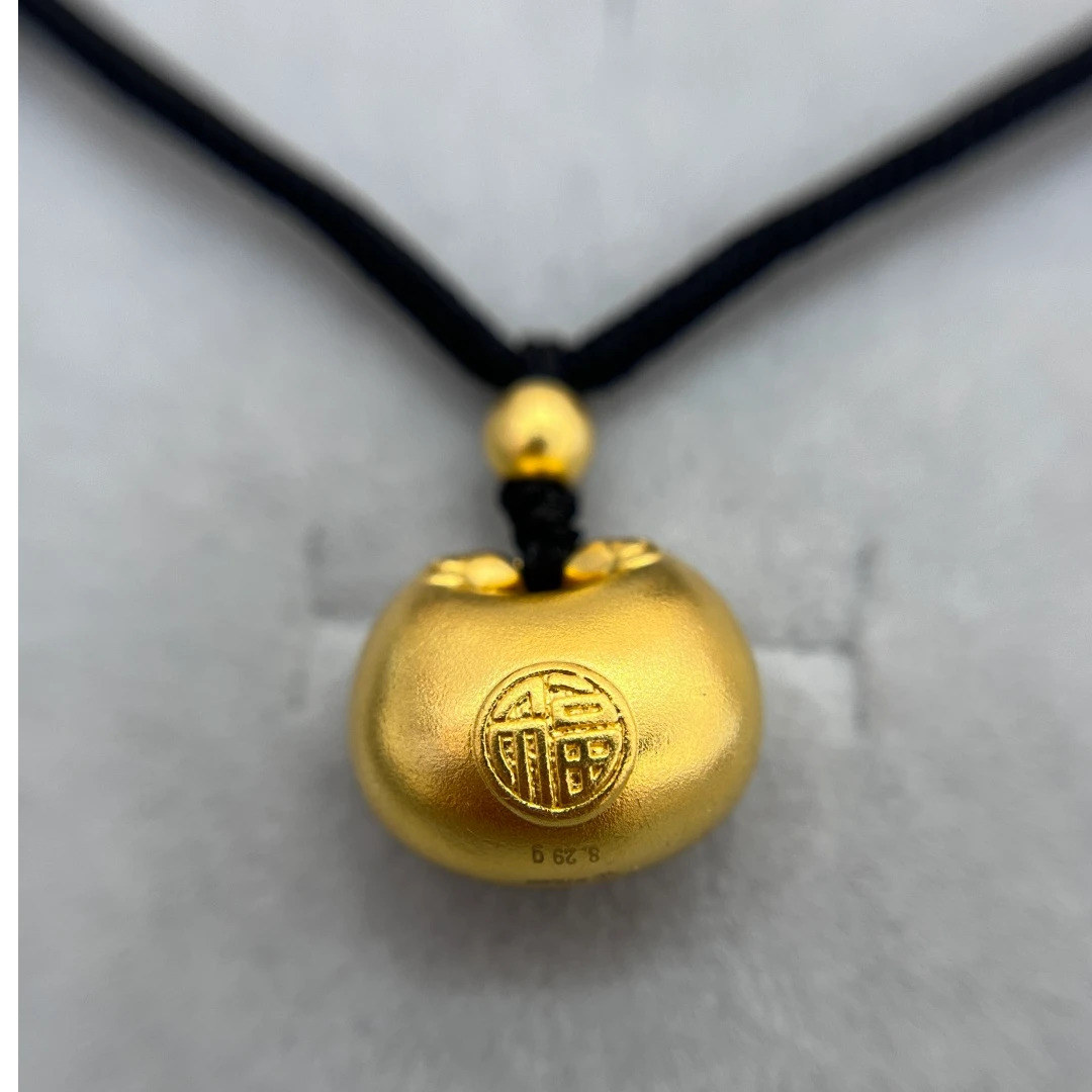 chaohong基  黄金吊坠