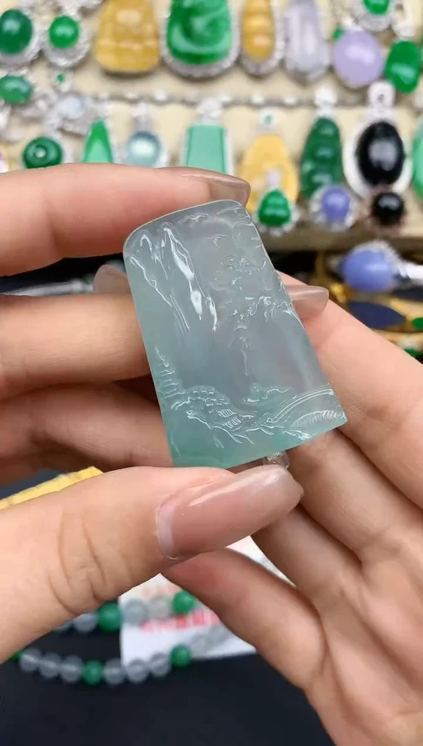 颈饰未镶嵌翡翠270-中国好珍宝