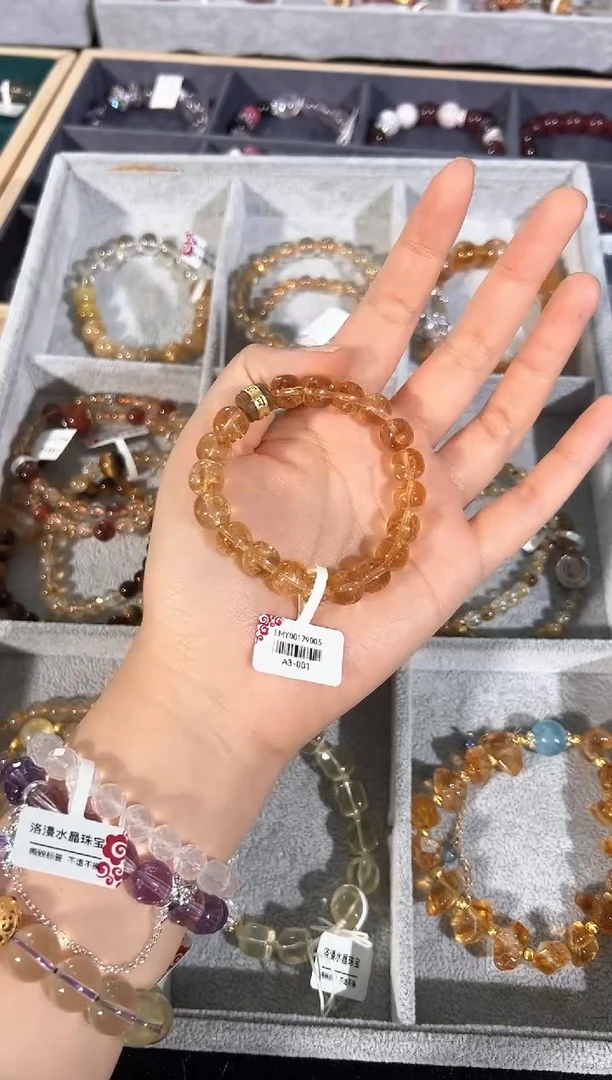 【闪购商品】水晶手串银S925镶嵌颜色微差多样性发货发其一
