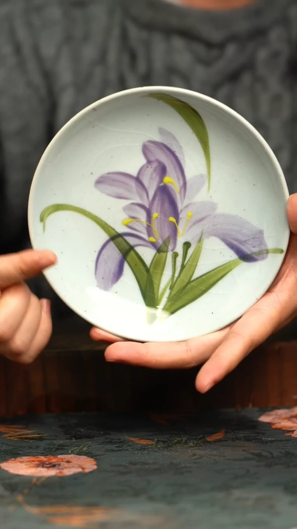 杯釉下彩手工手绘同款陶器