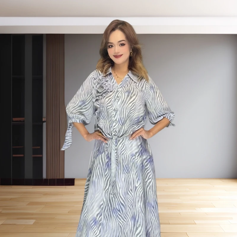 时尚夏季条纹设计师款两件套套装888