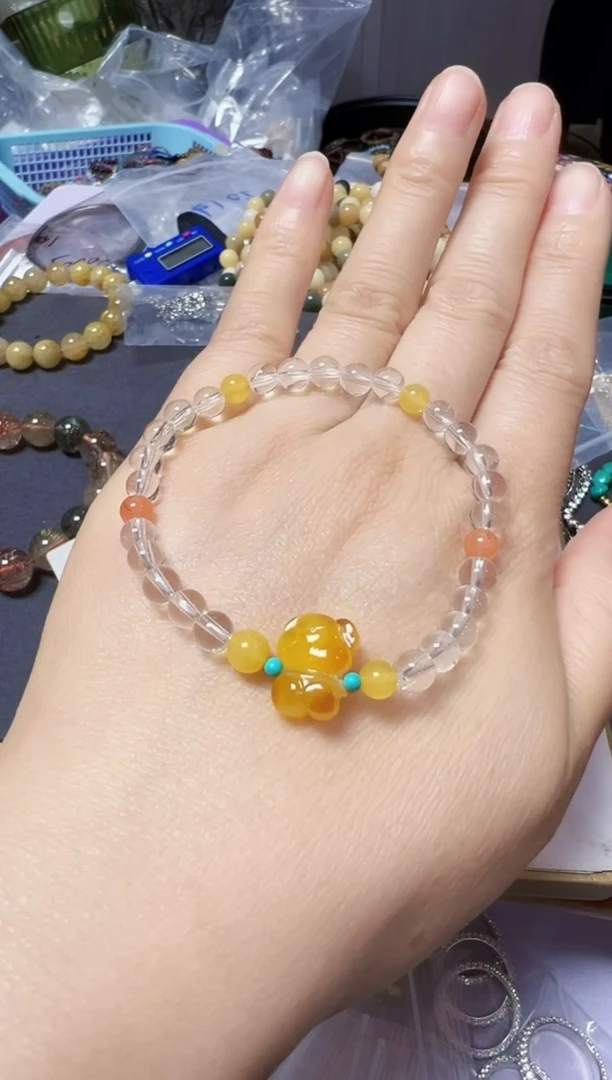 银S925镶嵌手链水晶1111M180多样性发一