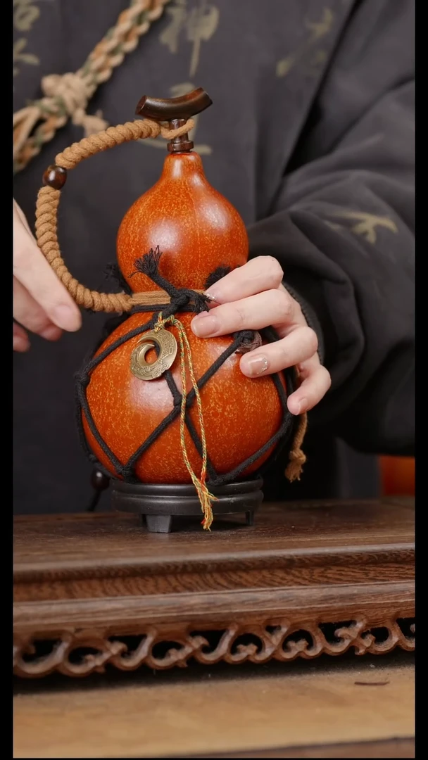 101号精品天然大漆酒葫芦一物一拍~