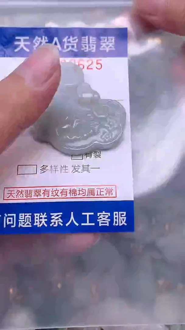 翡翠未镶嵌吊坠(不含链)1