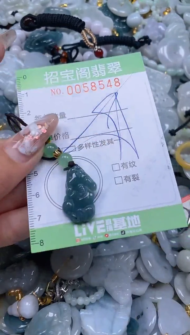 【闪购商品】翡翠颈饰未镶嵌闪购0058548多样性发其一