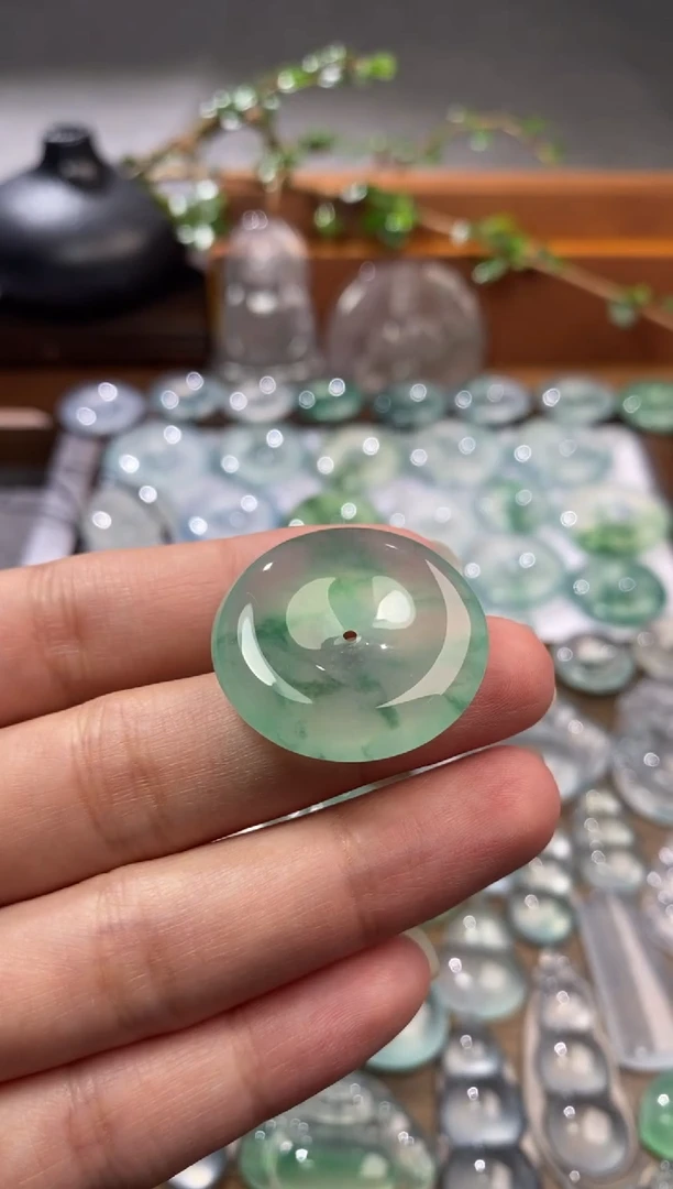 吊坠(不含链)未镶嵌翡翠扣子