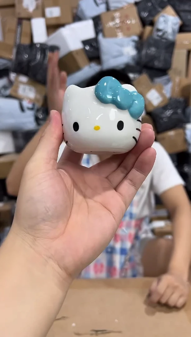 瓷片蓝色kt猫香薰