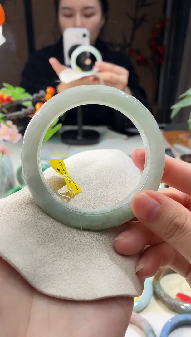 未镶嵌手镯翡翠2  翡翠手镯 58