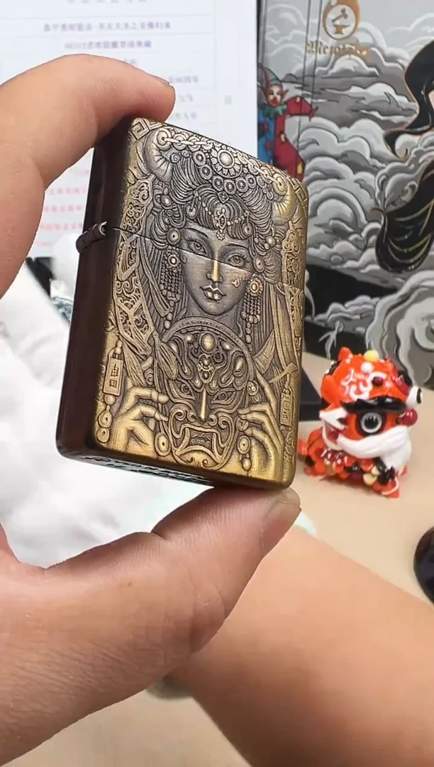 铜扎基拉姆-3D浮雕-盔甲黄铜做旧