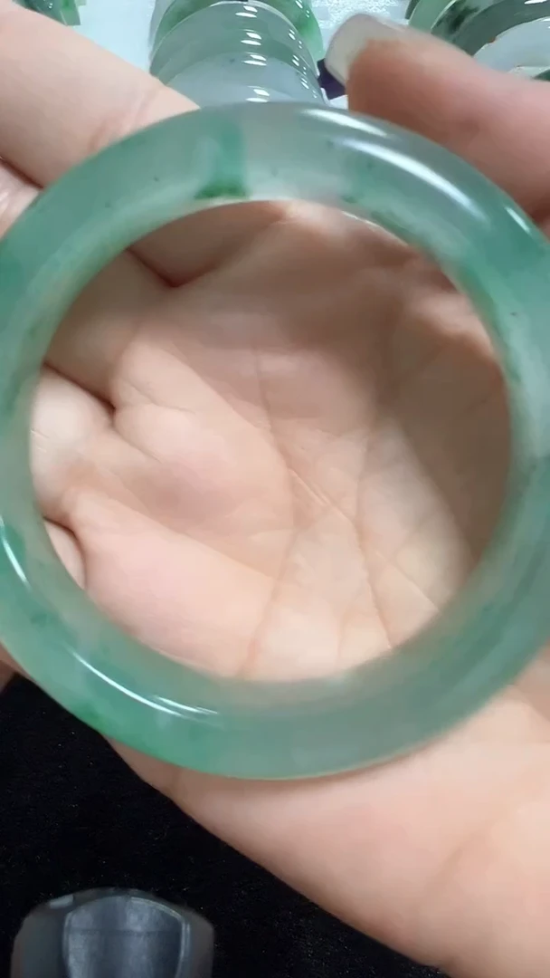 石英质玉合金手镯圈口56-58#32705