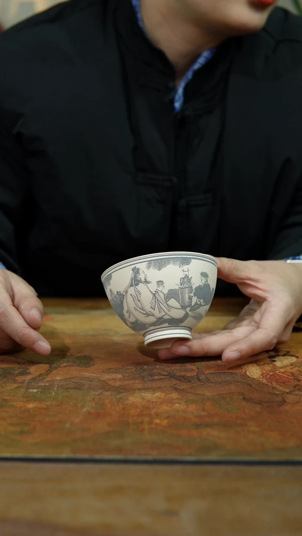 瓷片煮茶图景德镇上庄陶瓷闪购