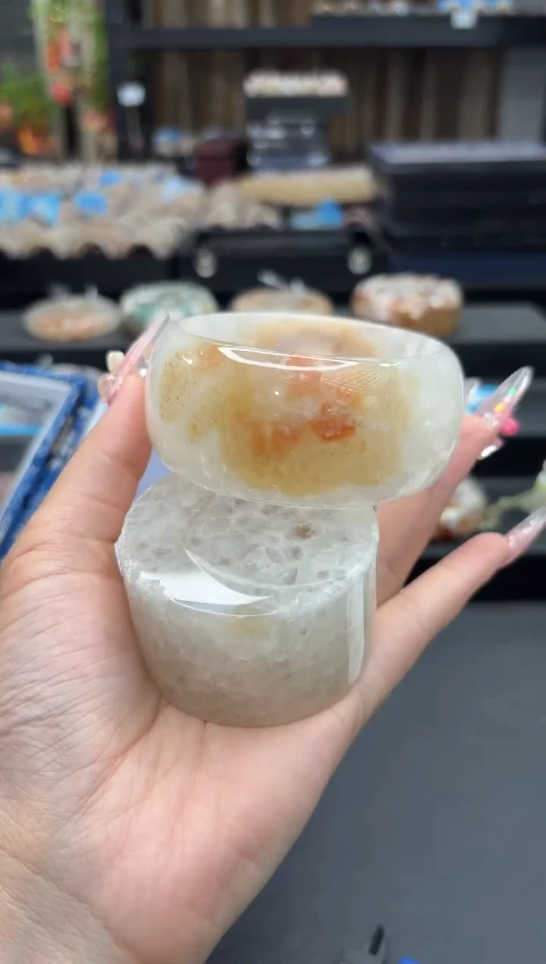 未镶嵌手镯石英质玉106(64圈赠送镯心)