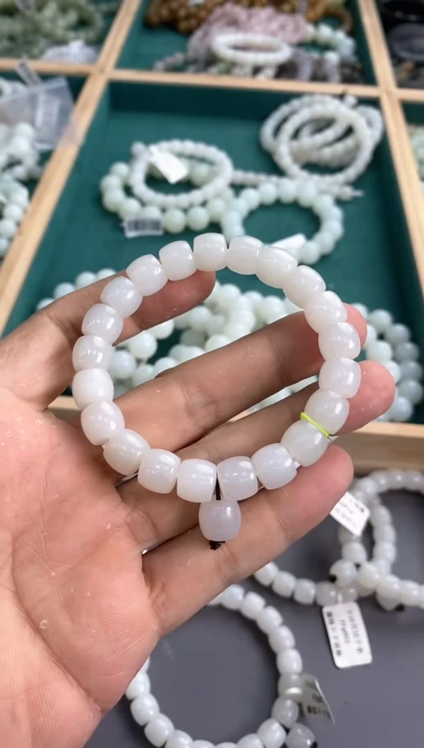 手串未镶嵌和田玉手串卡10