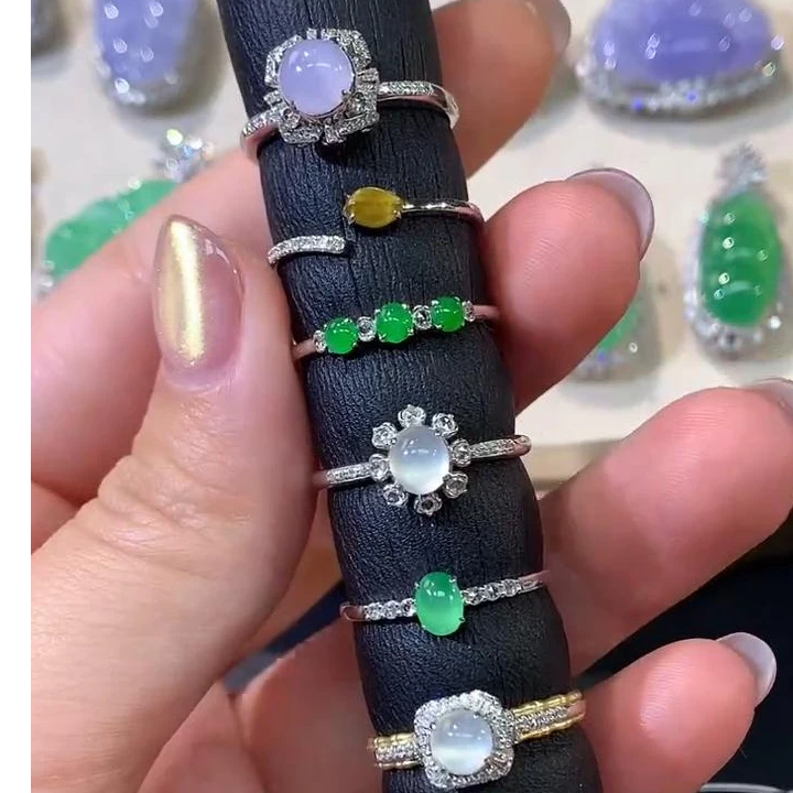 【彩虹盘】翡翠-18K金镶嵌-多样性发一件-UD06|CXQ21