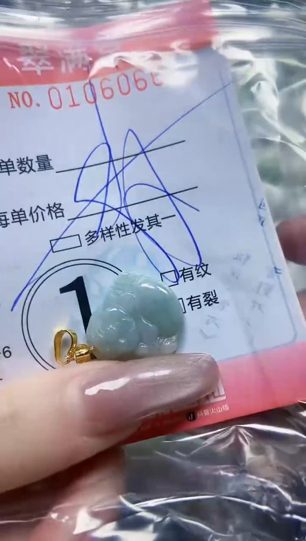 【闪购商品】翡翠颈饰未镶嵌闪购0106066多样性发其一