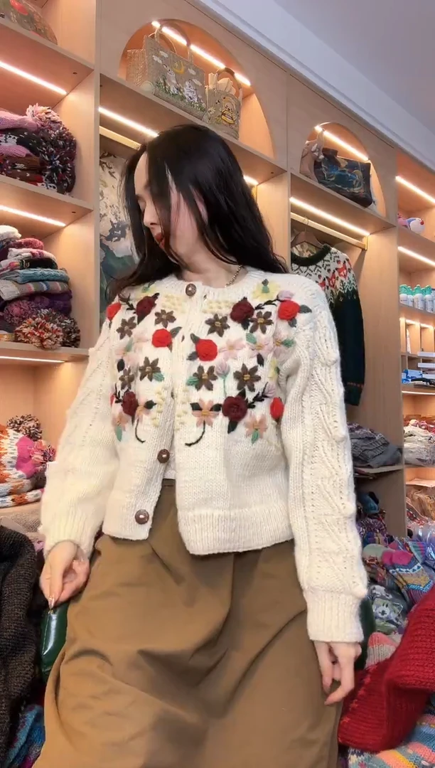 美丽如刺绣外套没有