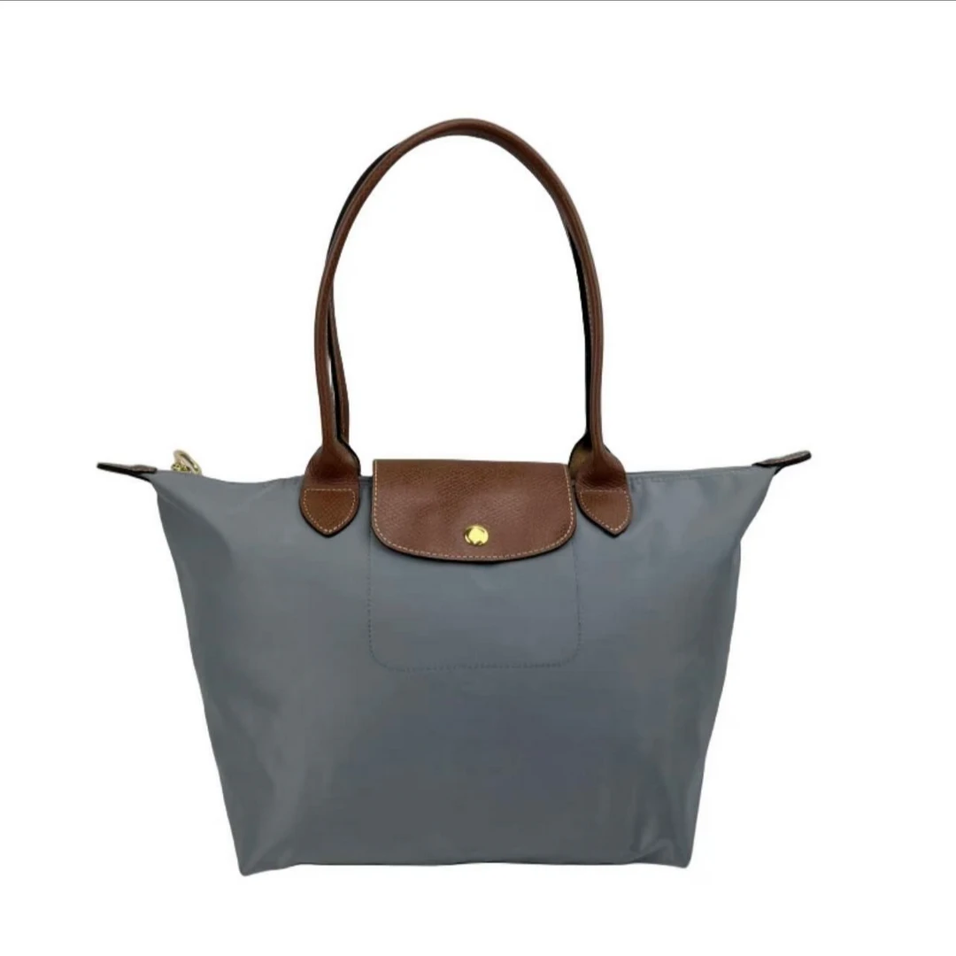 单肩包尼龙布配皮通勤时尚潮流托特包妈咪包简约实用女士包包