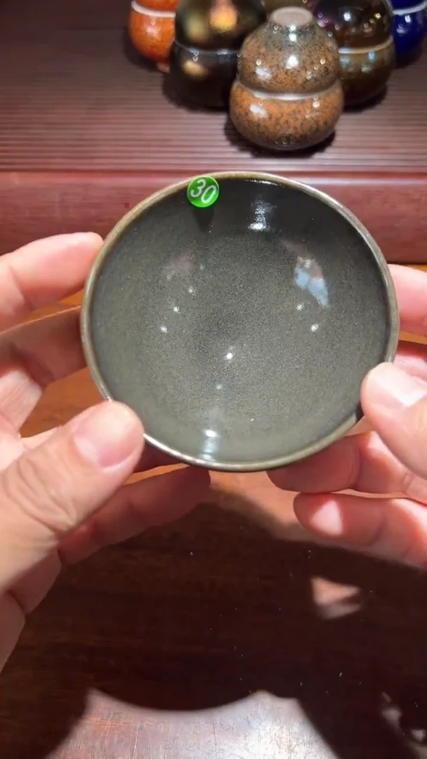 【闪购商品】茶盏30龙窑柴烧主人杯。。