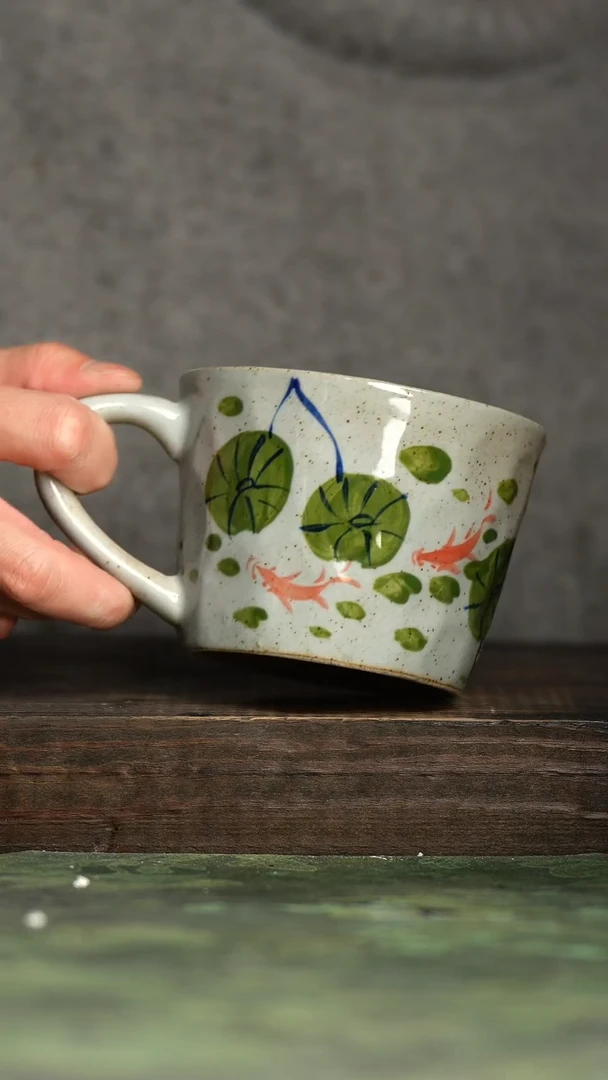 【闪购商品】杯青诗手工手绘瓷器