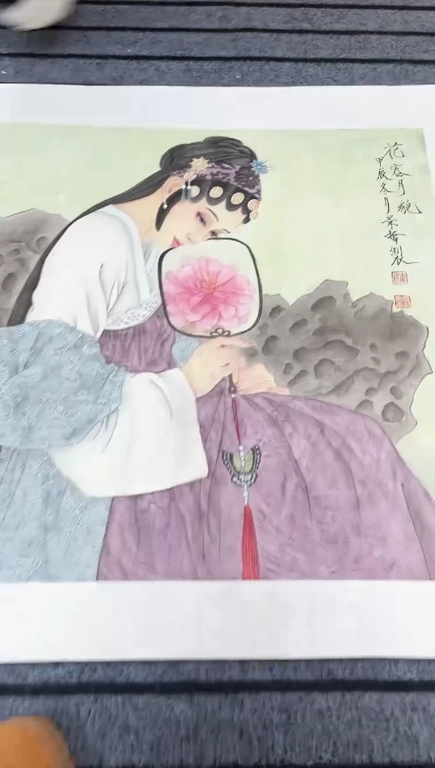 精品国画人物作品