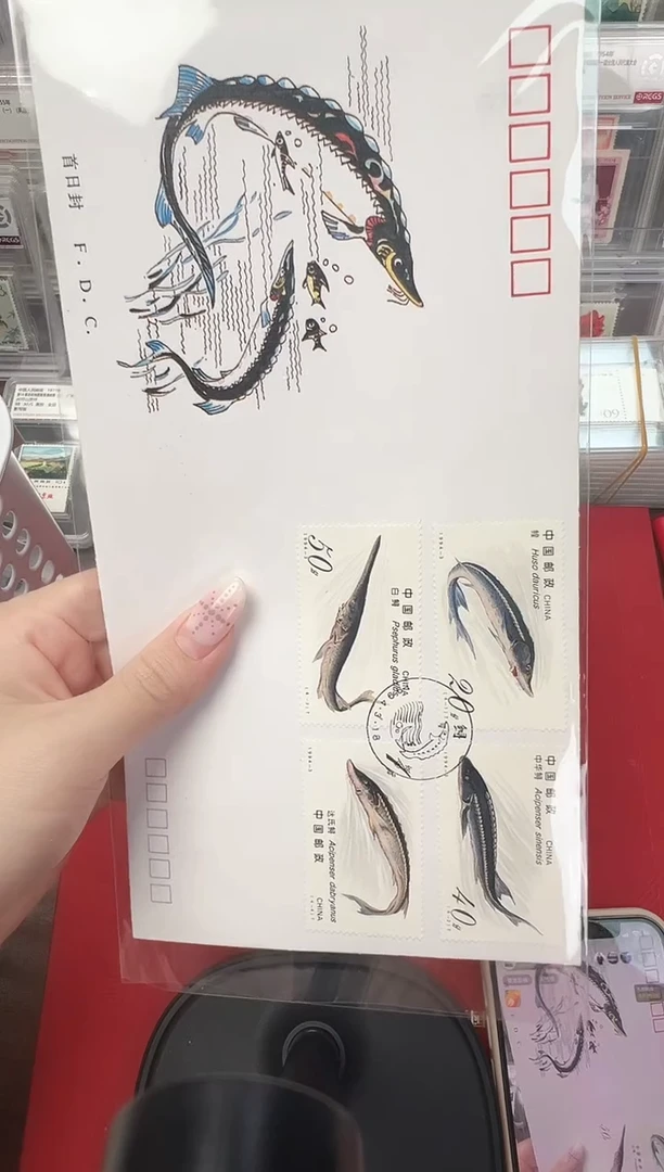 中 华 鲟 邮票 首日封 RCGS评级