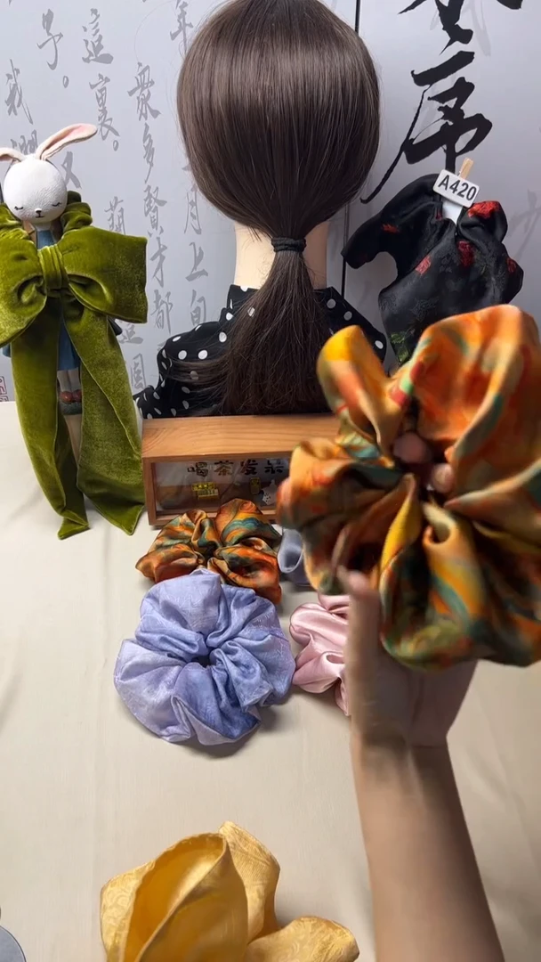 非金属布艺104发圈