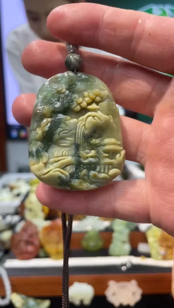 【闪购商品】岫玉吊坠未镶嵌·