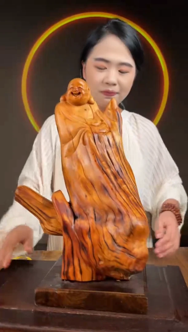 柏木（崖柏）手工摆件,先抢先得! 编号:137