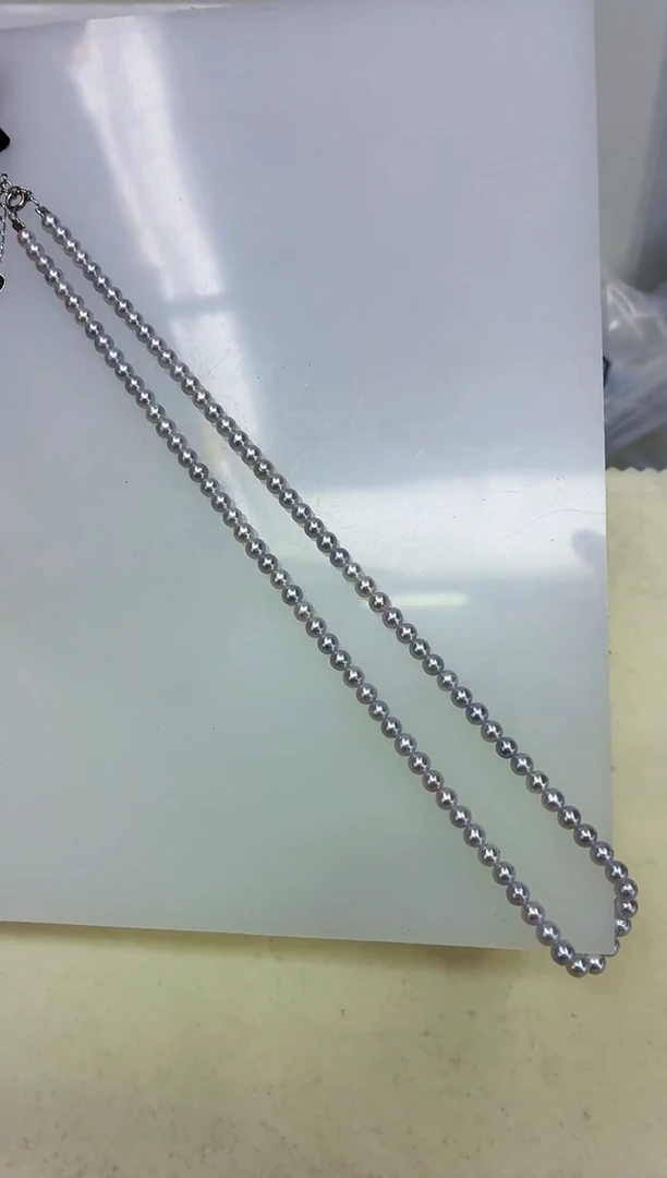 未镶嵌DA淡水珍珠项链4 y865