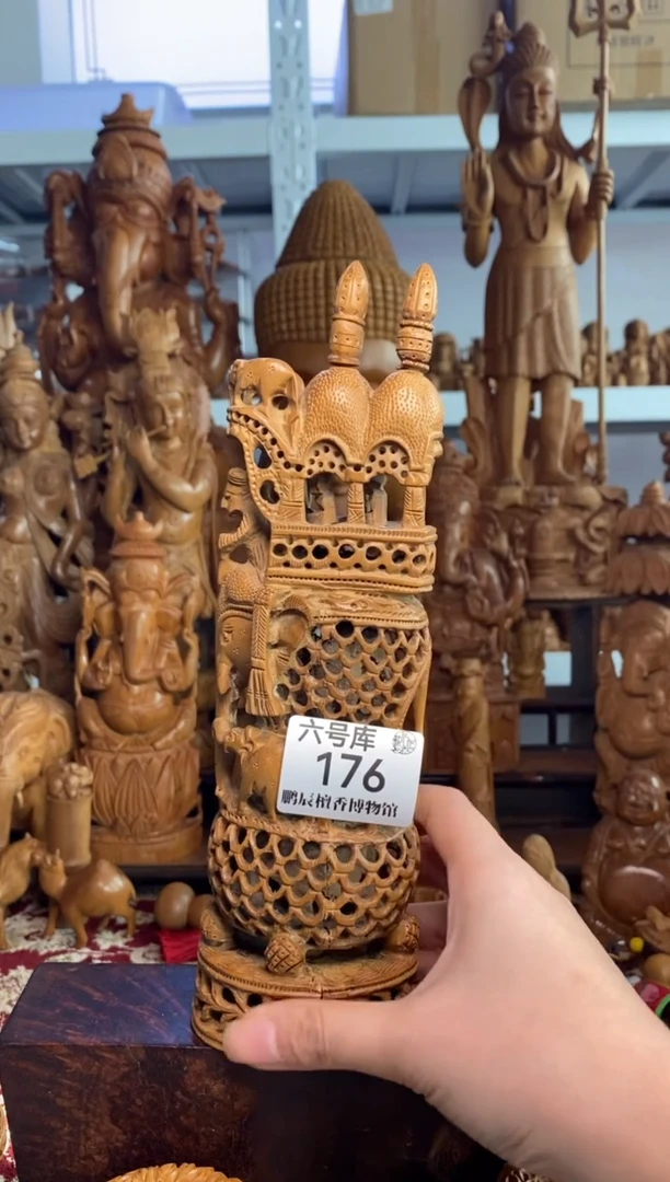 【闪购商品】檀香木Y176老山檀~工艺品222克