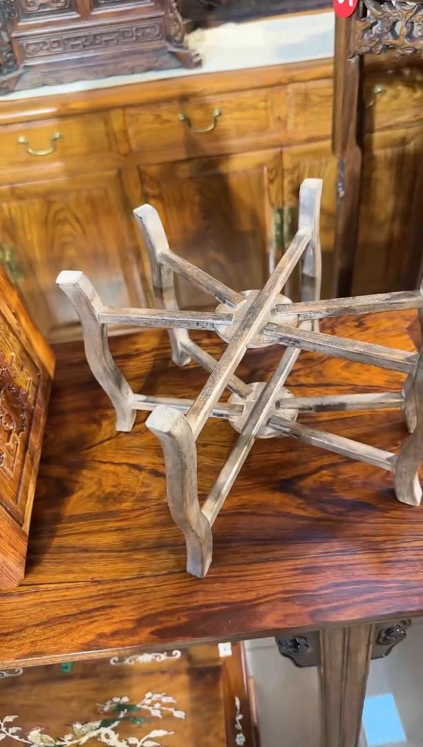 【闪购商品】木木艺黄花梨折叠置物架398.88888