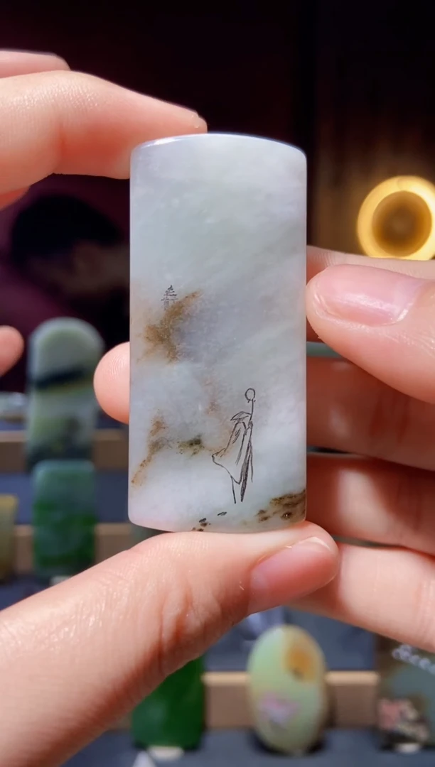 独山玉未镶嵌颈饰yc