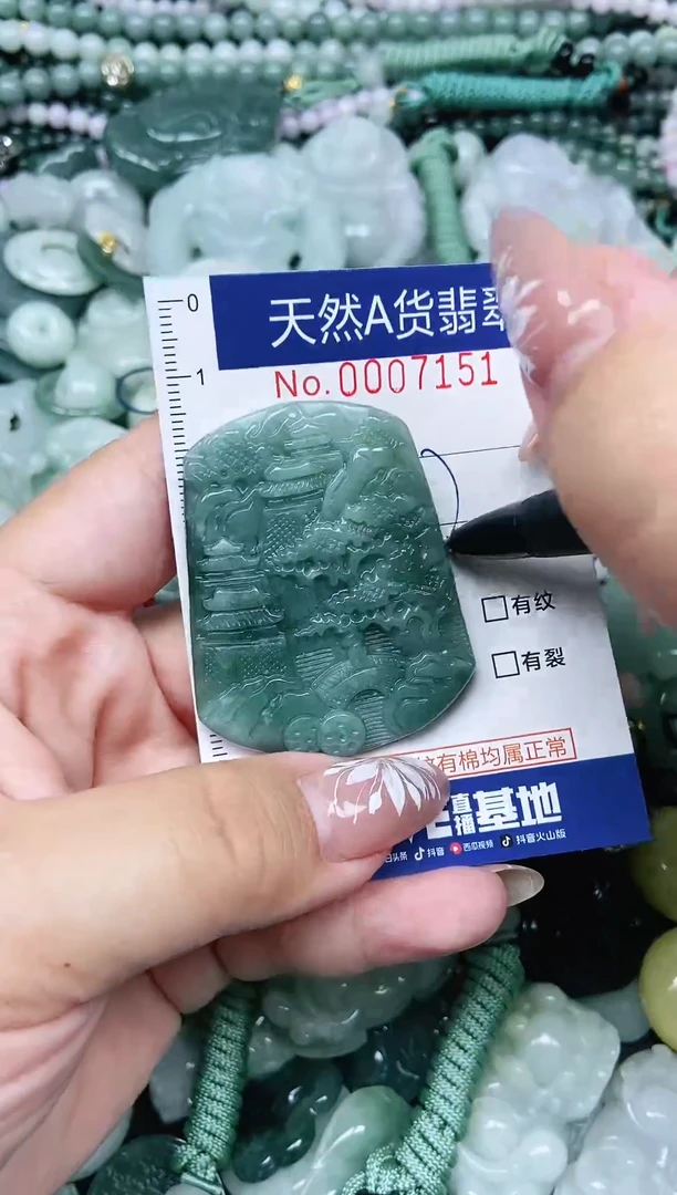颈饰未镶嵌翡翠天然A货 支持复检