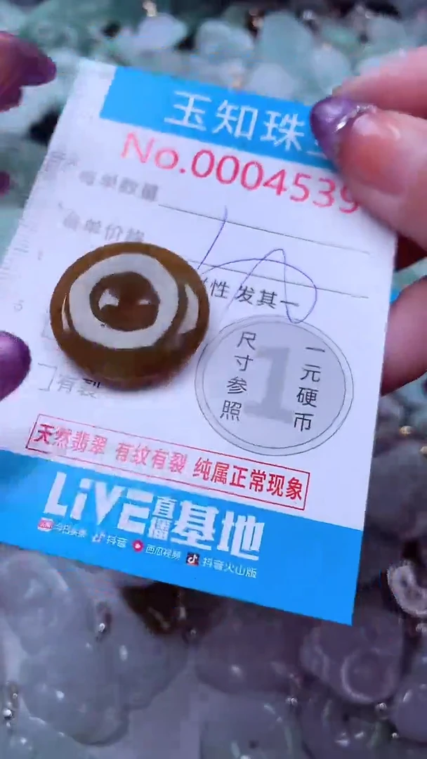 翡翠未镶嵌吊坠(不含链)4539
