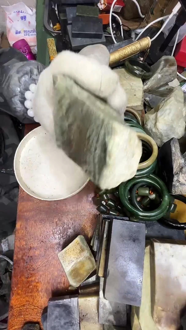 未镶嵌和田玉珠宝半成品1