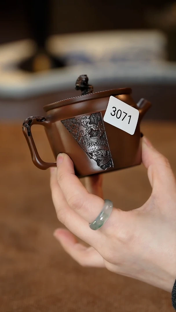 【闪购商品】雲梦茶器紫陶小壶3071