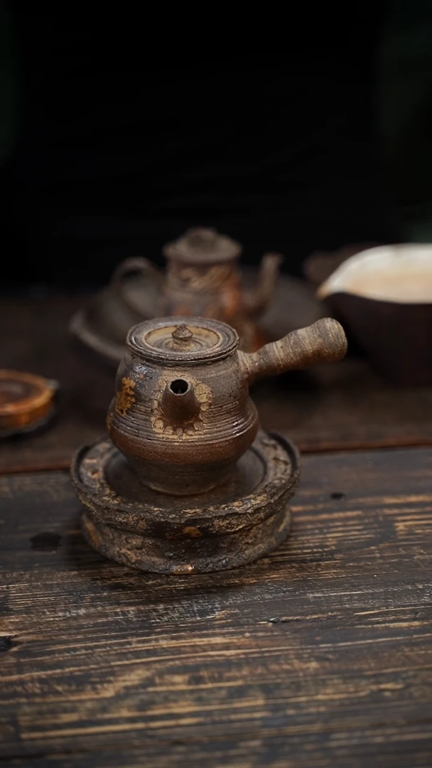 全手工制作 南蛮侧把壶