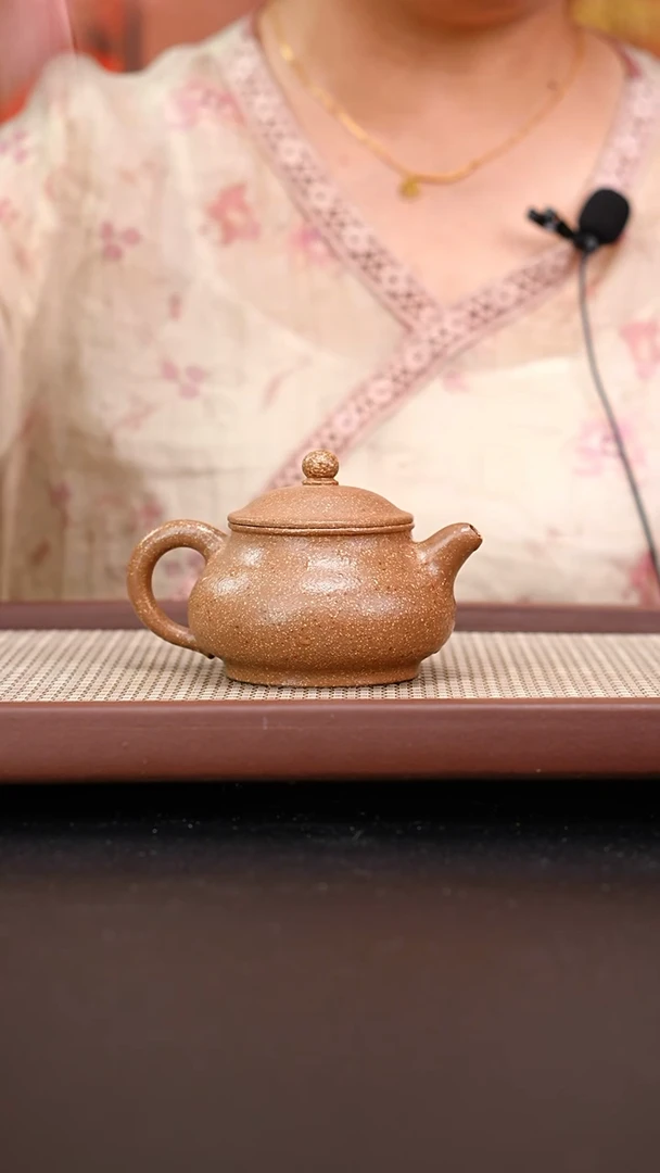 茶壶紫砂黄朱段20目粗砂潘壶200