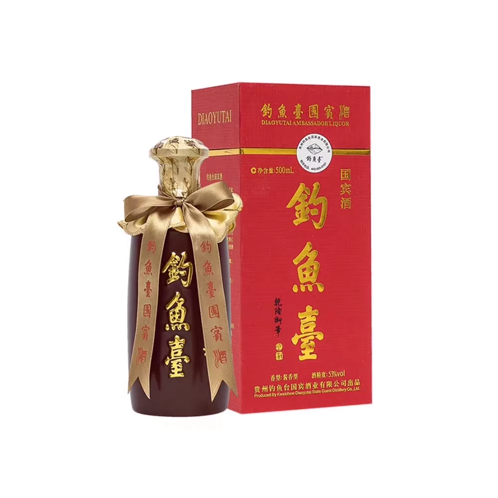 钓鱼台 国宾酒 53度500ml*1瓶 酱香型白酒